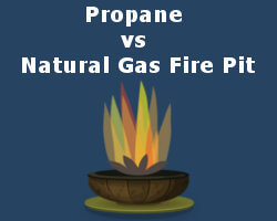 Propane vs Natural Gas Fire Pit (What Best and Safe?) | GreatYardMaster