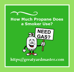 how much propane does a smoker use