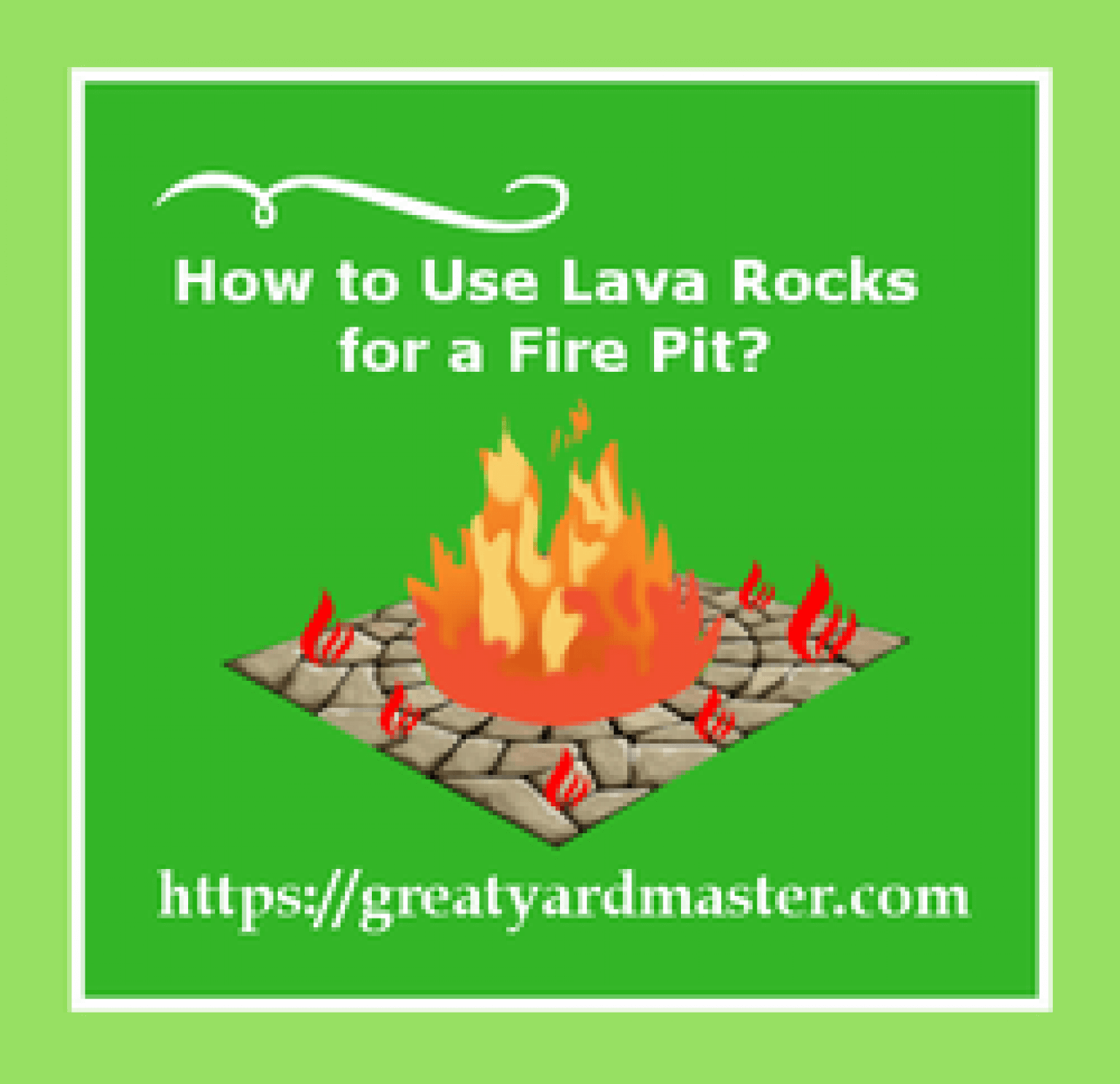 How to Use Lava Rocks for a Fire Pit How Much Need? GreatYardMaster