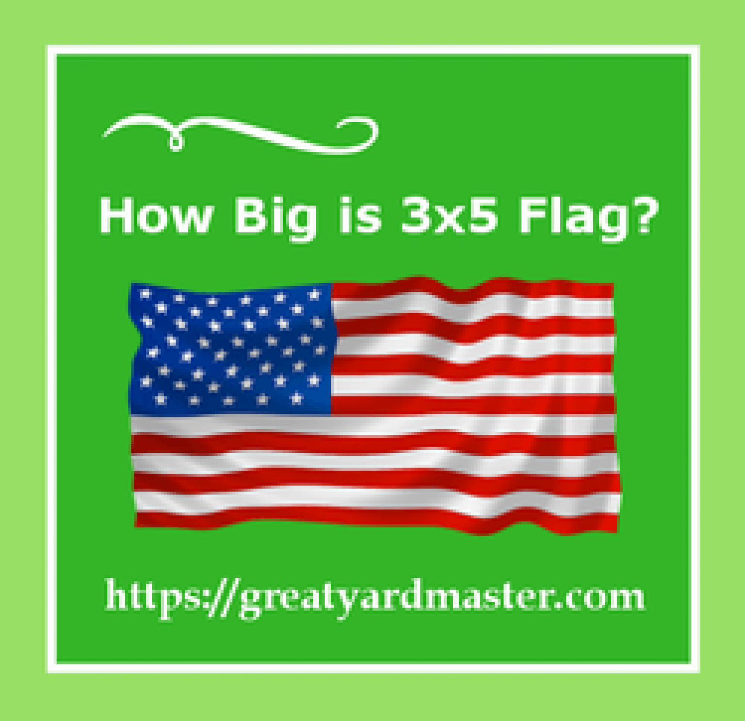 How Long Is 3x5 Flag