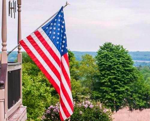 where to put flagpole in your yard